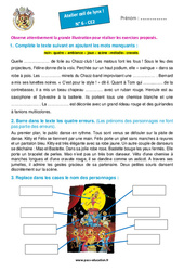Chazz - club - Atelier « Œil de lynx » : Primaire 3 - PDF à imprimer