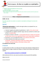 Se situer sur un globe ou un planisphère - Séquence - Fiche de préparation : Primaire 3 - PDF à imprimer