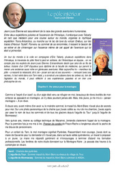 Le pôle intérieur (Jean - Louis Etienne) - Littérature : Secondaire 1 - PDF à imprimer