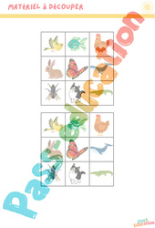 Le milieu de vie des animaux - Printemps - Découverte du monde en maternelle : Maternelle 1 - PDF à imprimer
