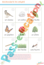 Balade - Printemps - Découverte du monde en maternelle : Maternelle 1 - PDF à imprimer