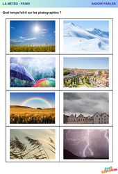 Paysages - Météo : Maternelle 1 - PDF à imprimer