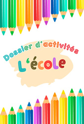 L'école - Fichier d'activités : Maternelle 1 - PDF à imprimer