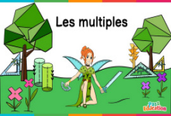 Les multiples - Vidéo La Fée des Maths : Primaire 3, 4, 5