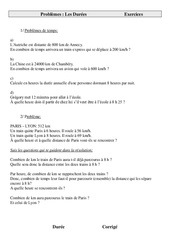 Durées - Problèmes - Exercices - 1 : Primaire 5 - PDF à imprimer