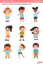 Les émotions - Savoir parler : Maternelle 1 - PDF à imprimer
