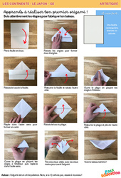 Bateau - Origami - Artistique : Maternelle 2 - PDF à imprimer