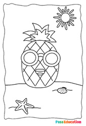 Eté - Coloriage : Maternelle 2, Primaire 1, 2 - PDF à imprimer