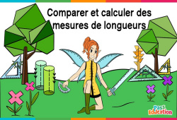 Comparer et calculer des mesures de longueurs - Vidéo La Fée des Maths : Primaire 3, 4, 5, 6