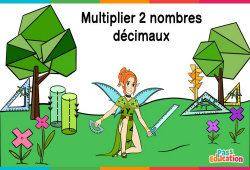 Multiplier 2 nombres décimaux - Vidéo La Fée des Maths : Primaire 6