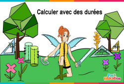 Calculer avec des durées - Vidéo La Fée des Maths : Primaire 3, 4, 5, 6