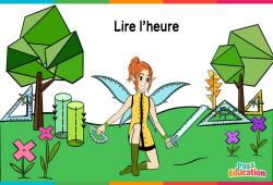Lire l'heure - Vidéo La Fée des Maths : Primaire 3, 4, 5