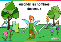 Arrondir les nombres décimaux - Vidéo La Fée des Maths : Primaire 3, 4, 5