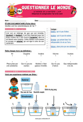 L’air et le vent - Exercices - Apis & ses amis : Primaire 3 - PDF à imprimer