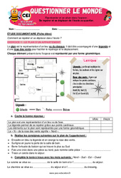 Se repérer et se déplacer de l’école au quartier - Exercices - Apis & ses amis : Primaire 2 - PDF à imprimer
