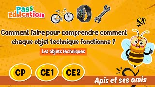 Comment faire pour comprendre comment chaque objet technique fonctionne ? - Vidéo pédagogique - Apis & ses amis : Primaire 1, 2, 3