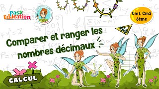 Comparer et ranger les nombres décimaux - Vidéo pédagogique - La Fée des Maths : Primaire 6