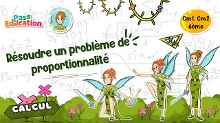 Résoudre un problème de proportionnalité - Vidéo pédagogique - La Fée des Maths : Primaire 4, 5, 6
