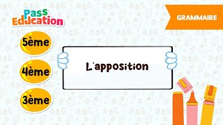 L’apposition -   - Vidéo pédagogique : Secondaire 1, 2, 3