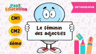Le féminin des adjectifs - Vidéo pédagogique : Primaire 4, 5, 6