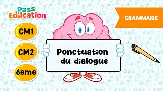 Ponctuation du dialogue - Vidéo pédagogique : Primaire 4, 5, 6