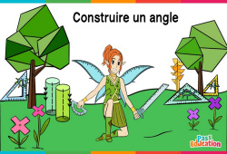 Construire un angle - Vidéo La Fée des Maths : Primaire 3, 4, 5, 6