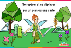 Se repérer et se déplacer sur un plan ou une carte - Vidéo La Fée des Maths : Primaire 3, 4, 5, 6