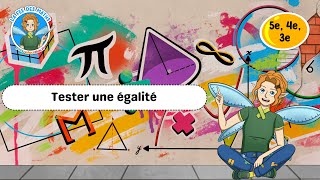 Tester une égalité - Vidéo pédagogique - La Fée des Maths : Secondaire 1, 2, 3