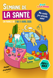 Ma santé, j’en prends soin ! Cahier de vacances : Primaire 2, 3 - PDF à imprimer