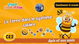 La Terre dans le système solaire - Vidéo pédagogique - Apis & ses amis : Primaire 3