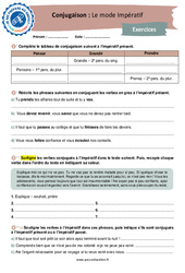 Le mode Impératif - Conjugaison - Je me prépare au Brevet : Secondaire 3 - Cycle 4 - PDF à imprimer