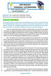L’Attrape - Cœurs - J.D. SALINGER - Mini - brevet français - Sujet inédit : Secondaire 3 - Cycle 4 - PDF à imprimer