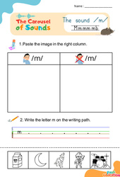 /m/ - Carousel of Sounds - Vidéo interactive + - Fiches + Poster : Maternelle 2, [Primaire]