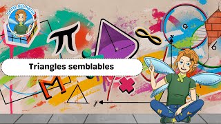 Triangles semblables - Vidéo pédagogique - La Fée des Maths : Secondaire 1, 2, 3