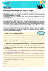 Abbey Road - Littérature - T'as la réf ? : Primaire 6, Secondaire 1 - Cycle 4 - PDF à imprimer