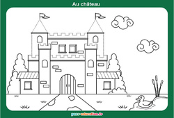 Au château - Graphismes ludiques : Maternelle 1, 2 - PDF à imprimer