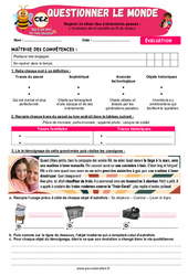 L’évolution de la société au fil du temps - Examen Evaluation - Apis & ses amis : Primaire 3 - PDF à imprimer