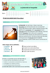 La fraternité et l’empathie - Exercices - EMC : Primaire 4 - PDF à imprimer