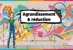 Agrandissement et réduction - Vidéo pédagogique - La Fée des Maths : Secondaire 1, 2, 3