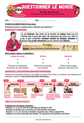 Les grandes périodes historiques françaises - Exercices - Apis & ses amis : Primaire 3 - PDF à imprimer
