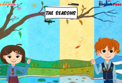 Seasons - Vocabulaire - Séquence complète - Apprends l’anglais avec Kelly and James : Maternelle 2, [Primaire] - PDF à imprimer