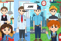 Jobs - Séquence complète - Apprends l’anglais avec Kelly and James - À essayer gratuitement : Maternelle 2, [Primaire] - PDF à imprimer