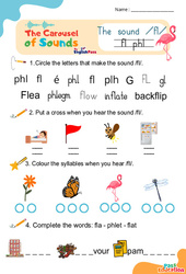 /fl/ fl phl - Carousel of Sounds - Vidéo interactive + - Fiches + Poster : Maternelle 2, [Primaire]