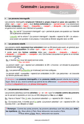 Les pronoms (2) - Séquence complète : Secondaire 1 - PDF à imprimer