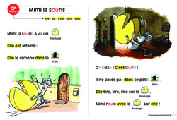 Mimi la souris - Lecture interactive  -  Luminéo - Niveau 1 - À essayer gratuitement : Primaire 1