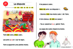 La dispute - Lecture interactive  -  Luminéo - Niveau 1 : Primaire 1