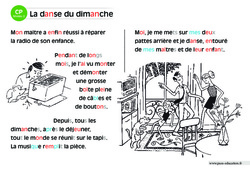 La danse du dimanche - Lecture interactive  -  Luminéo - Niveau 2 : Primaire 1