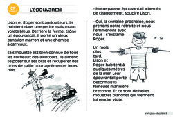 L’épouvantail - Lecture interactive  -  Luminéo - Niveau 3 : Primaire 1