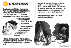 Le cheval de Sipata - Lecture interactive  -  Luminéo - Niveau 3 : Primaire 1