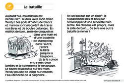La bataille - Lecture interactive  -  Luminéo - Niveau 3 : Primaire 1